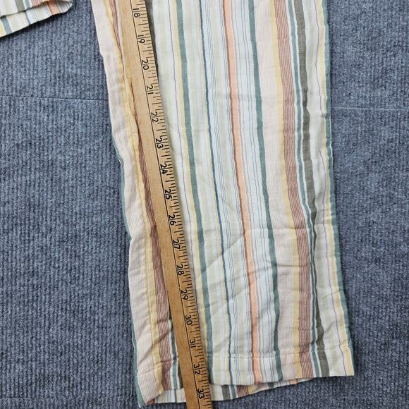 Sundance Gigi Pants Womens Small Multicolor Striped Cotton Coastal Boho Gauze - Picture 5 of 7
